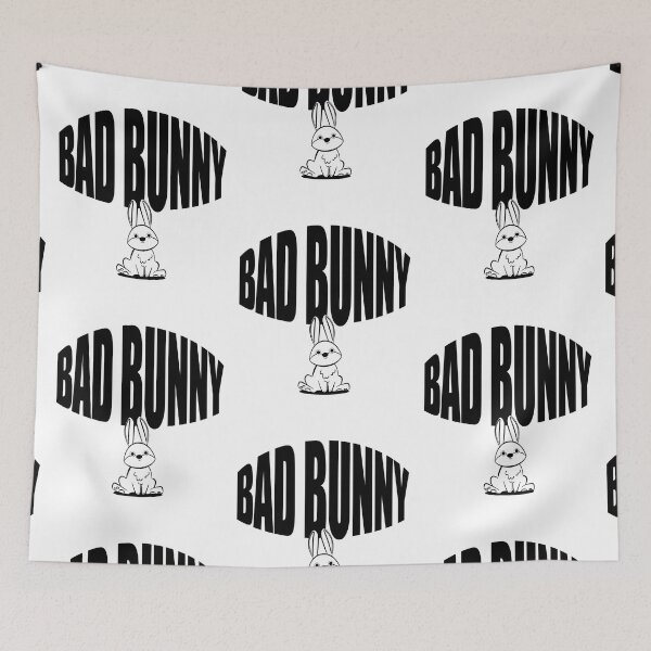 Item preview, Bad Bunny Dodgers, swollen text, Rabbit designed and sold by Arab Fashion.