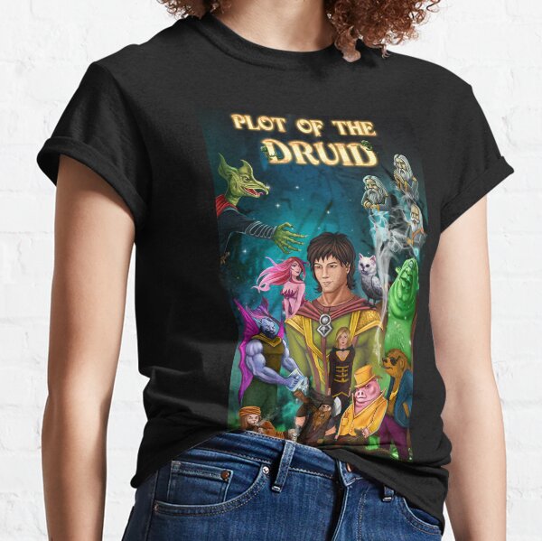 Fantasy game cover - Plot of the Druid Classic T-Shirt