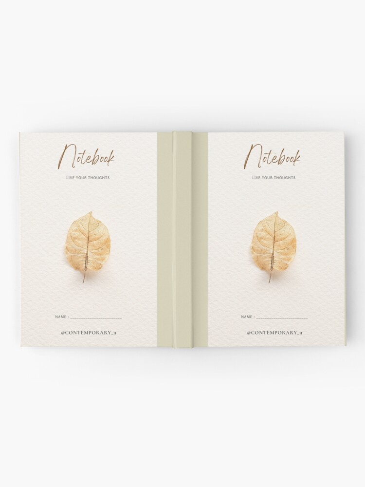 Alternate view of Notebook & Journal with a Earthy Leaf Hardcover Journal
