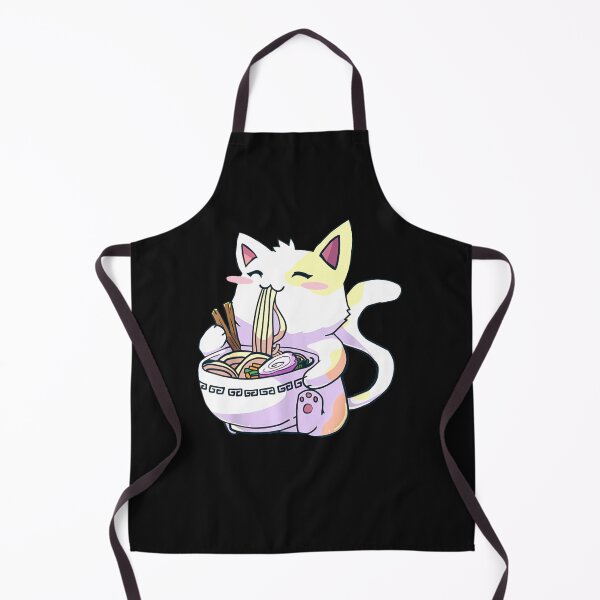Aperçu de l'œuvre T-Shirt Ramen Chat T-shirt Kawaii Anime Tee Cadeau Japonais créée et vendue par EricHinojosa.