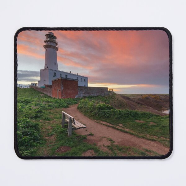 Item preview, Flamborough Head Lighthouse at sunset designed and sold by bitm2007.