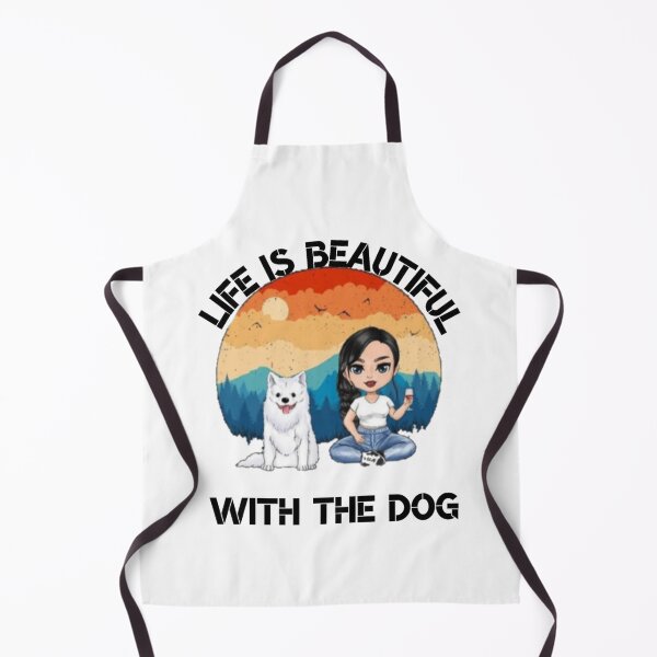 Item preview, WITH THE DOG life is Beautiful designed and sold by Shopster381.