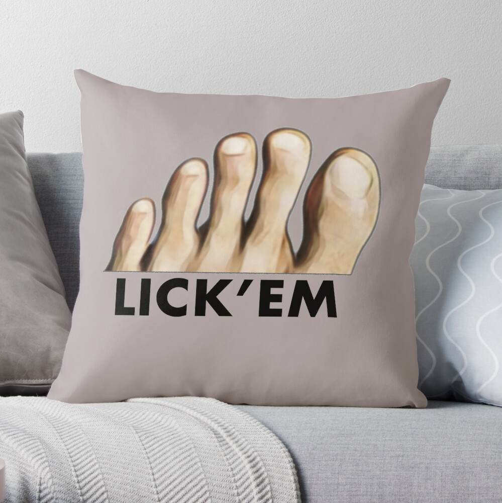 FOOT FETISH Home Throw Pillow