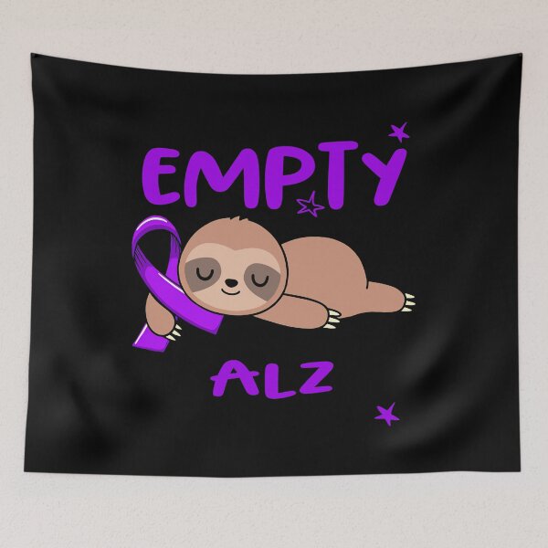 Item preview, Alzheimers Awareness Mostly Running On Empty ALZ Warrior  designed and sold by OtiliaNikolaus.