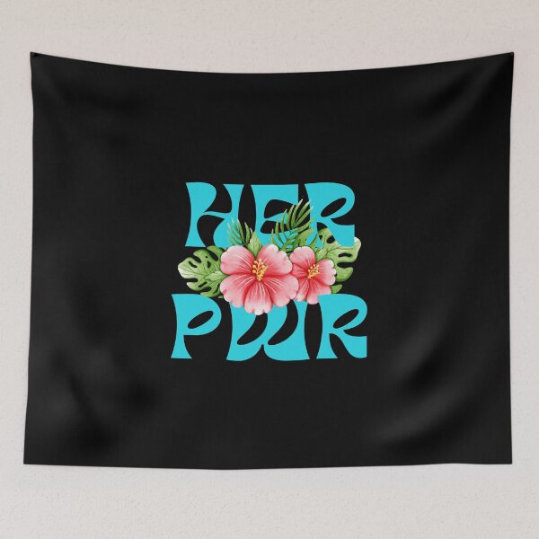 Item preview, Her Pwr | Power to Girls | Pink Hibiscus Flower designed and sold by SpeakLifeHQ.