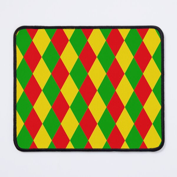 Item preview, Patrón de diamantes rastafari de Jamaica Rasta designed and sold by HotHibiscus.