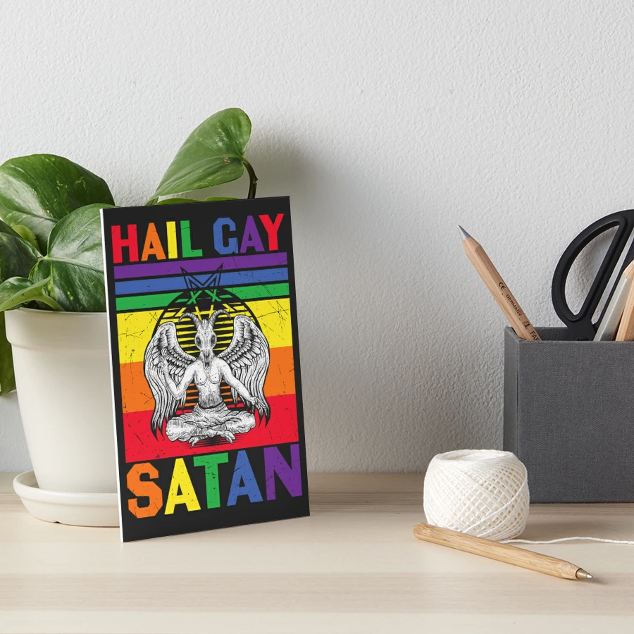 Hail Gay Satan | Art Board Print