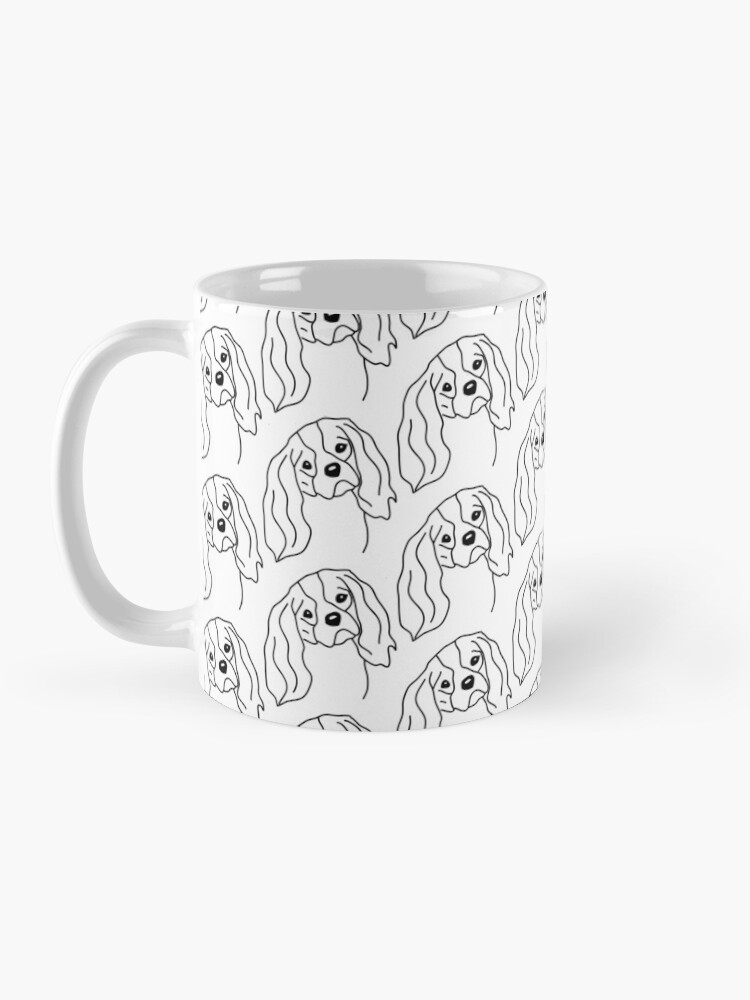 Thumbnail 3 von 6, Kaffeebecher, cavalier king charles spaniel designt und verkauft von dog-shirt.