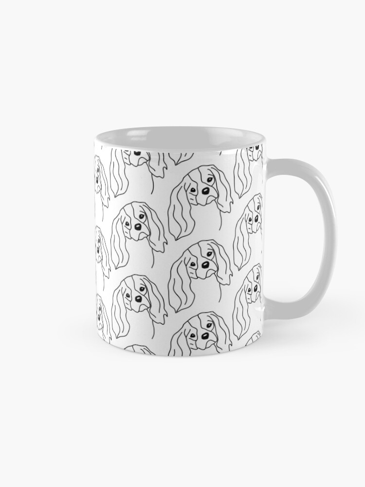 Thumbnail 5 von 6, Kaffeebecher, cavalier king charles spaniel designt und verkauft von dog-shirt.