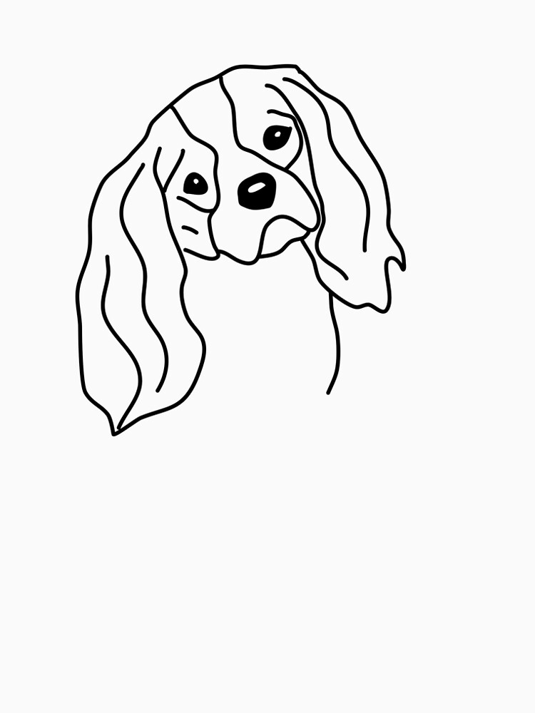 Thumbnail 4 von 4, Premium T-Shirt, cavalier king charles spaniel designt und verkauft von dog-shirt.