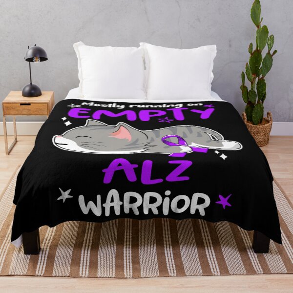 Item preview, Alzheimers Awareness Mostly Running on Empty ALZ Warrior designed and sold by OtiliaNikolaus.