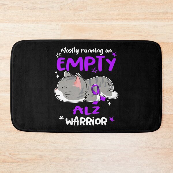 Item preview, Alzheimers Awareness Mostly Running on Empty ALZ Warrior  designed and sold by OtiliaNikolaus.