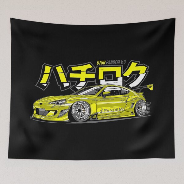 Aperçu de l'œuvre Voiture de sport GT86 Pandem V3 Widebody Turbo Drift créée et vendue par halleinstyle.