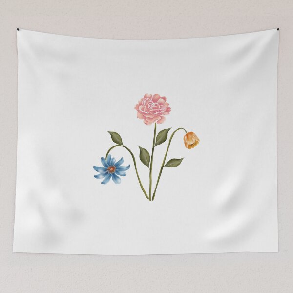 Item preview, 3 flowers painted designed and sold by JAG2B.