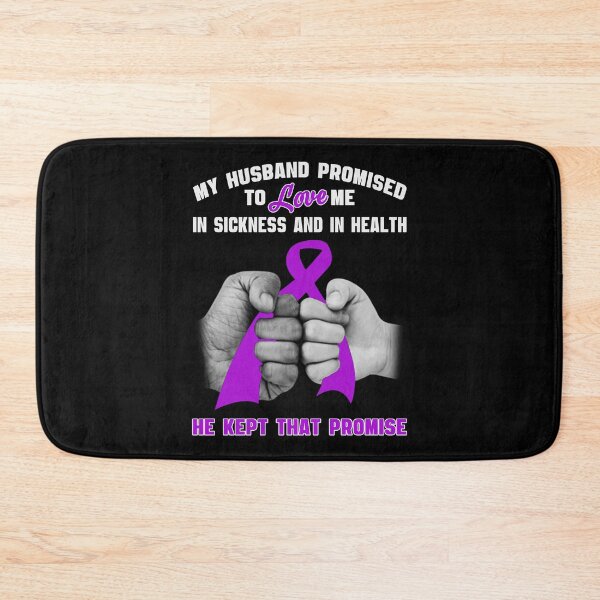 Item preview, Alzheimers Awareness My Husband Promised To Love Me Sickness Health Alzheimers Awareness Peach Ribbon Warrior  designed and sold by OtiliaNikolaus.