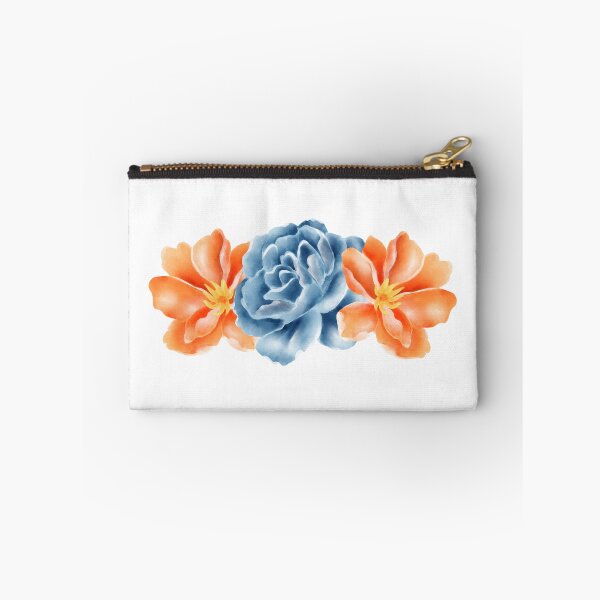 Item preview, orange and blue flowers designed and sold by JAG2B.