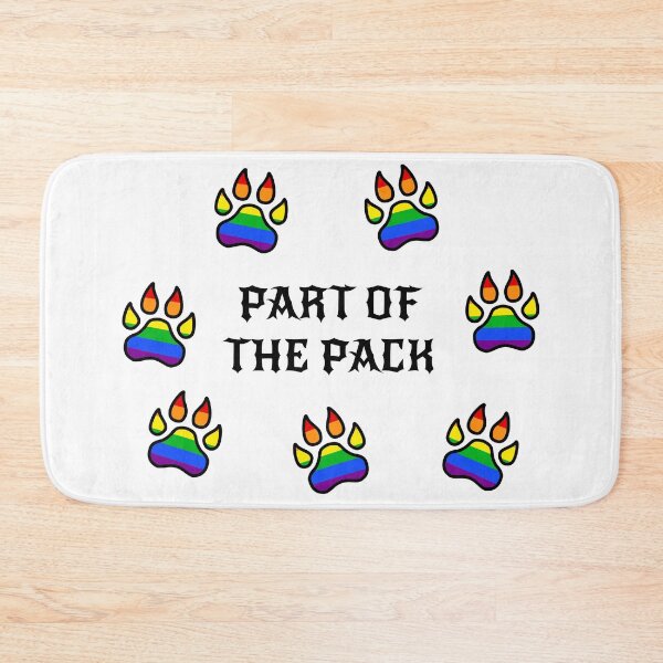 Item preview, Gay Pride Part of the Pack Rainbow Pawprints designed and sold by M-L-Creations.