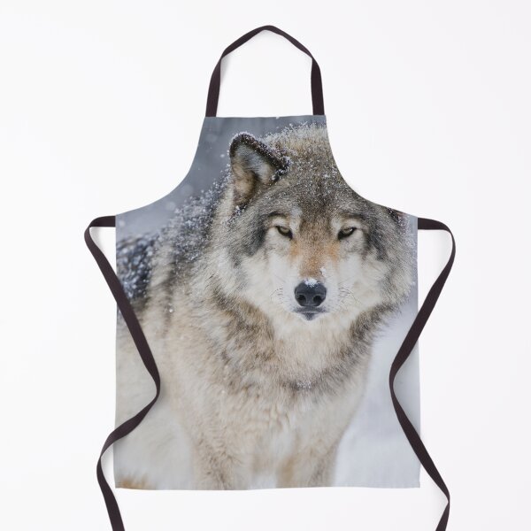 Item preview, Timber Wolf In Snowfall designed and sold by WolvesOnly.