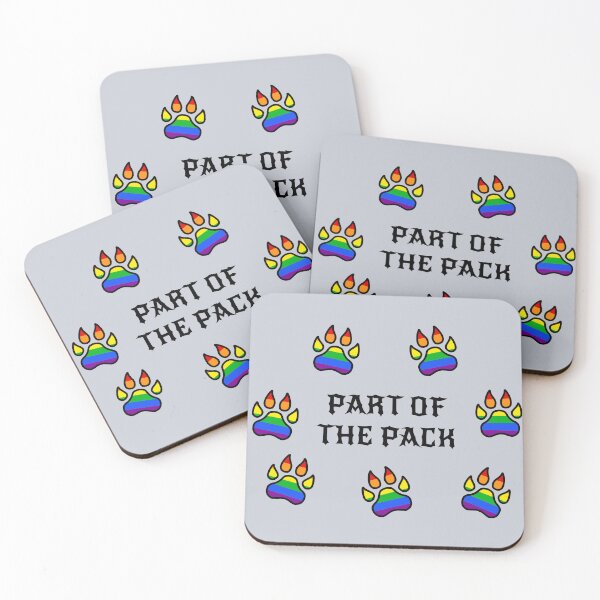 Item preview, Gay Pride Part of the Pack Rainbow Pawprints designed and sold by M-L-Creations.
