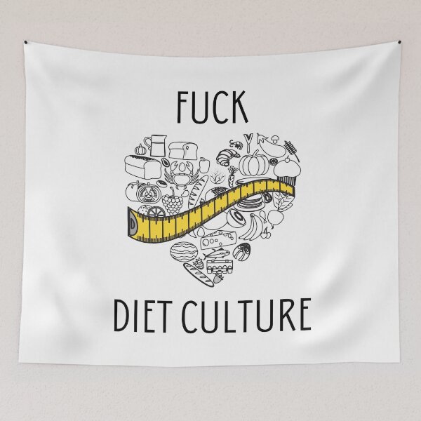Item preview, Fuck diet culture designed and sold by Mirksaz-designs.