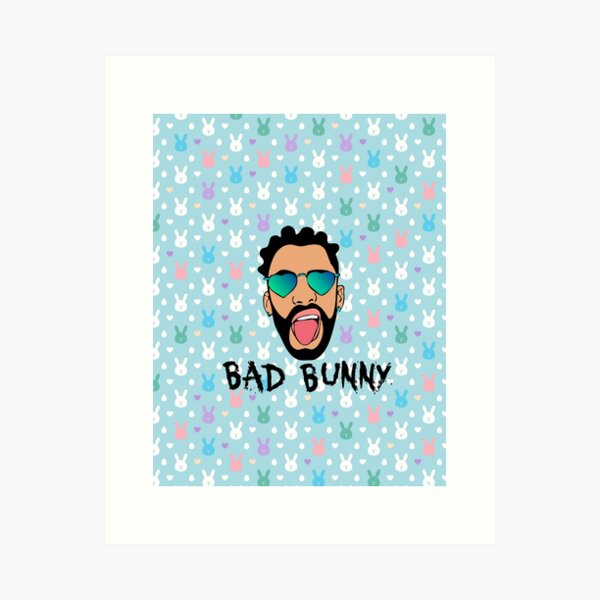 Bad Bunny Dodgers 55 cute | Photographic Print