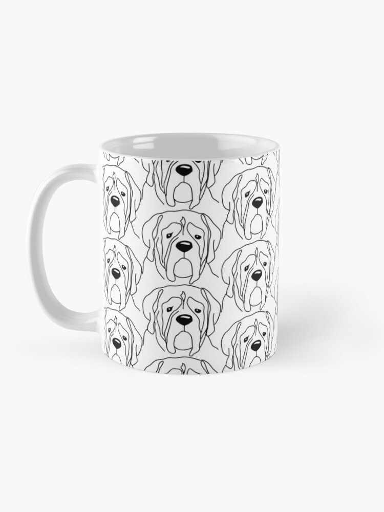Thumbnail 3 von 6, Kaffeebecher, englischer mastiff, engilsh mastiff designt und verkauft von dog-shirt.