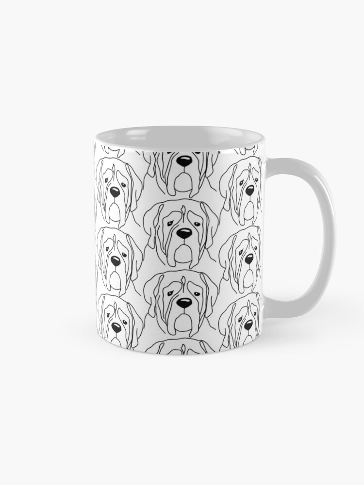 Thumbnail 5 von 6, Kaffeebecher, englischer mastiff, engilsh mastiff designt und verkauft von dog-shirt.