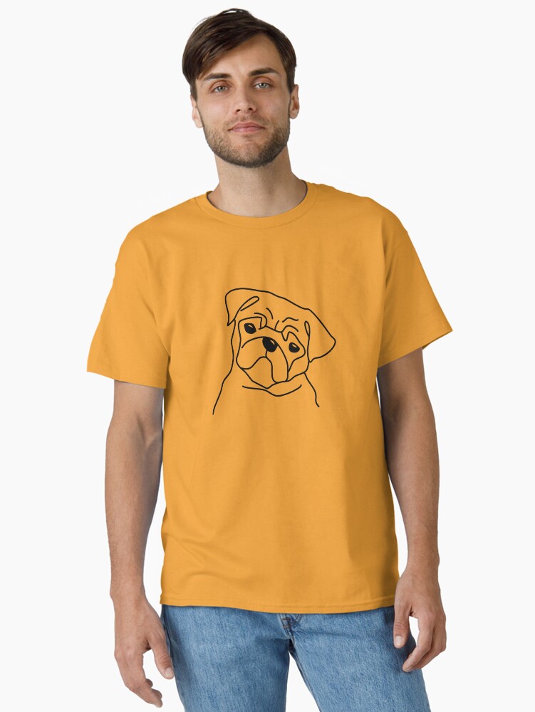 Thumbnail 1 von 7, Classic T-Shirt, mops, pug designt und verkauft von dog-shirt.