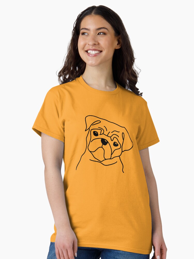 Thumbnail 2 von 7, Classic T-Shirt, mops, pug designt und verkauft von dog-shirt.