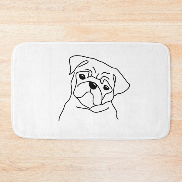 Item preview, pug, pug designed and sold by dog-shirt.