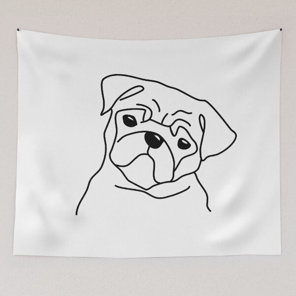Item preview, pug, pug designed and sold by dog-shirt.