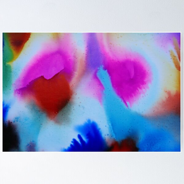 Item preview, Close up clown Alcohol Ink Art designed and sold by Claire Stanford.
