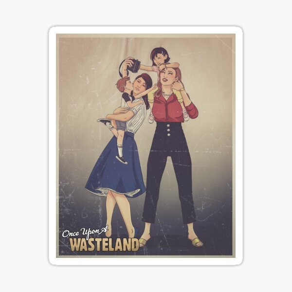Item preview, Beth & Odessa's Family Portrait (Aged) designed and sold by Once Upon a Wasteland.