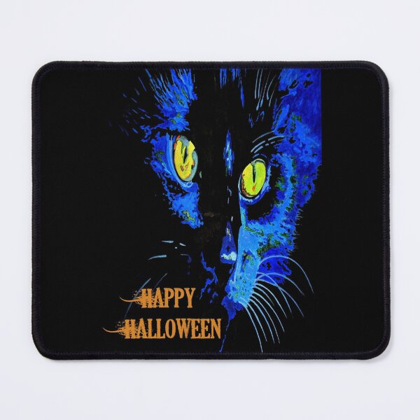 Item preview, Happy Halloween Black Cat Portrait designed and sold by taiche.