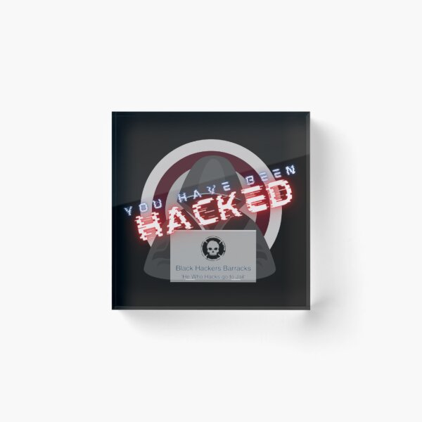 Item preview, You Have Been HACKED - black background designed and sold by BenadEvenChen.
