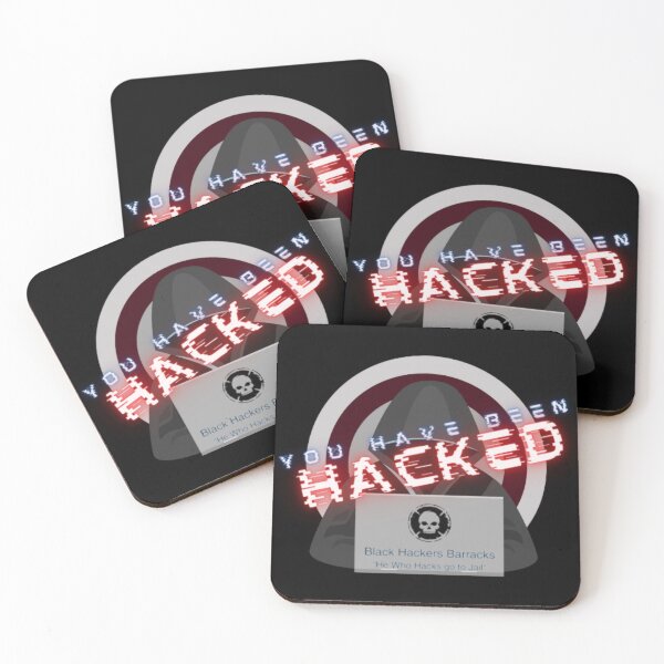 Item preview, You Have Been HACKED - black background designed and sold by BenadEvenChen.