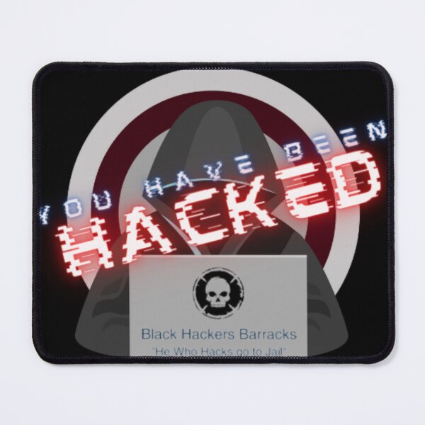 Item preview, You Have Been HACKED - black background designed and sold by BenadEvenChen.