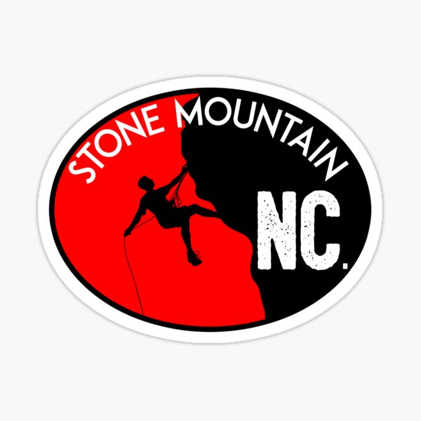 STONE MOUNTAIN NORTH CAROLINA CLIMBING MOUNTAINEERING ROCK RAPPELLING Sticker