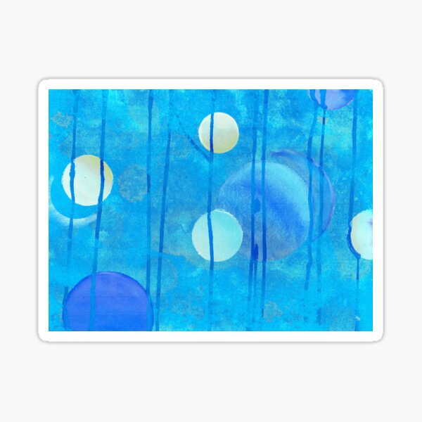 light blue sphere Sticker