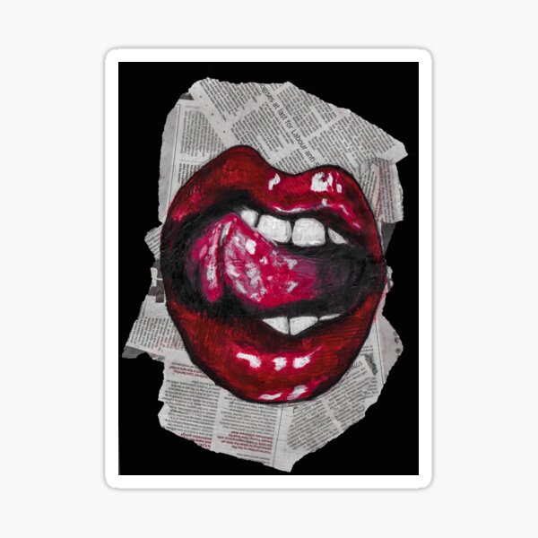 Louis Vuitton Lips Wall Art