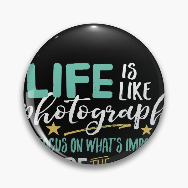 Item preview, Inspirational Photographer Quote Life Is Like Photography designed and sold by TobyLewis1592.