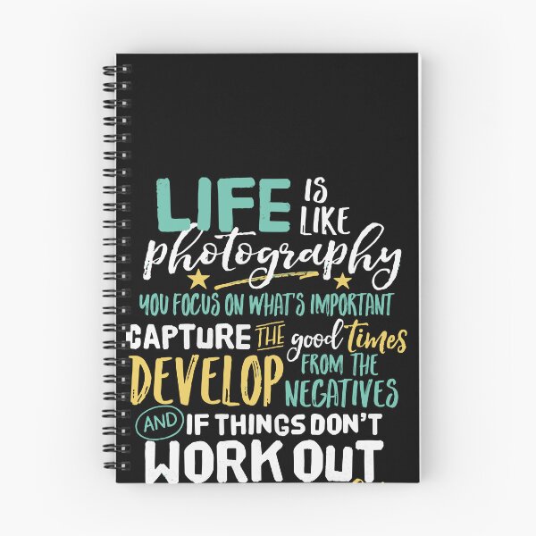Item preview, Inspirational Photographer Quote Life Is Like Photography designed and sold by TobyLewis1592.