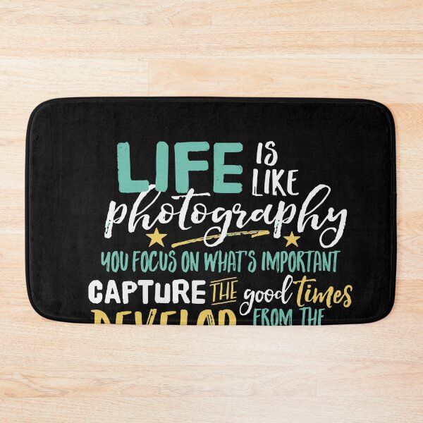 Item preview, Inspirational Photographer Quote Life Is Like Photography designed and sold by TobyLewis1592.