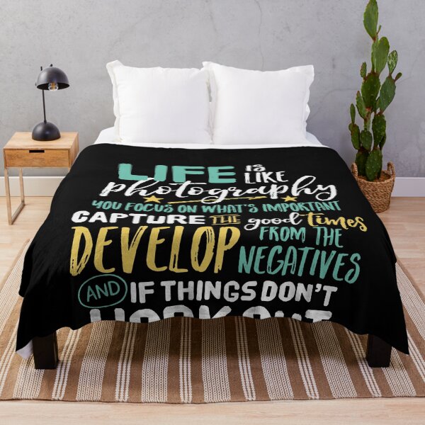 Item preview, Inspirational Photographer Quote Life Is Like Photography designed and sold by TobyLewis1592.