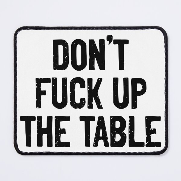Item preview, Don't Fuck Up The Table Coasters designed and sold by Sour Soul.