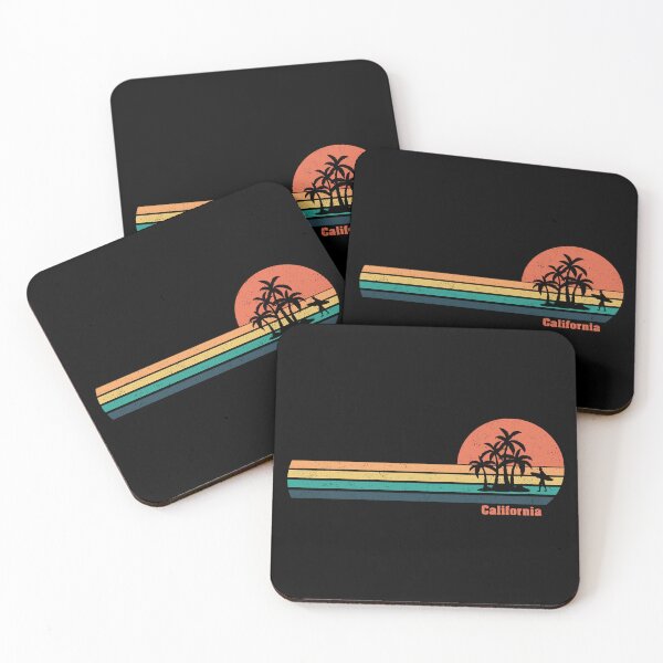 Item preview, California Surfing Vintage Grunge Texture Sunset designed and sold by RaybenMedia.
