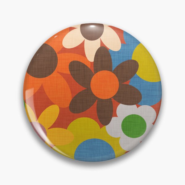 Item preview, 70s Floral Grapefruit designed and sold by susycosta.