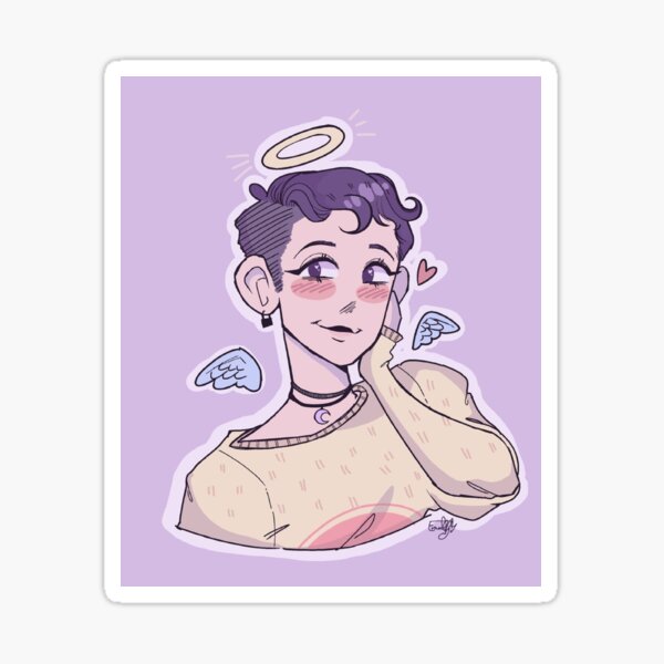 mitch grassi - angel boy!! Sticker
