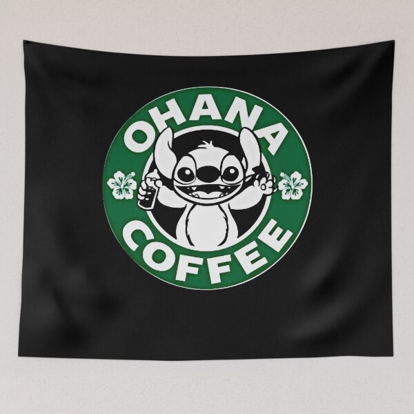 Item preview, Funny Graphic Gift Ohana Beautiful Model Coffee Retro Wave designed and sold by Frazier935.