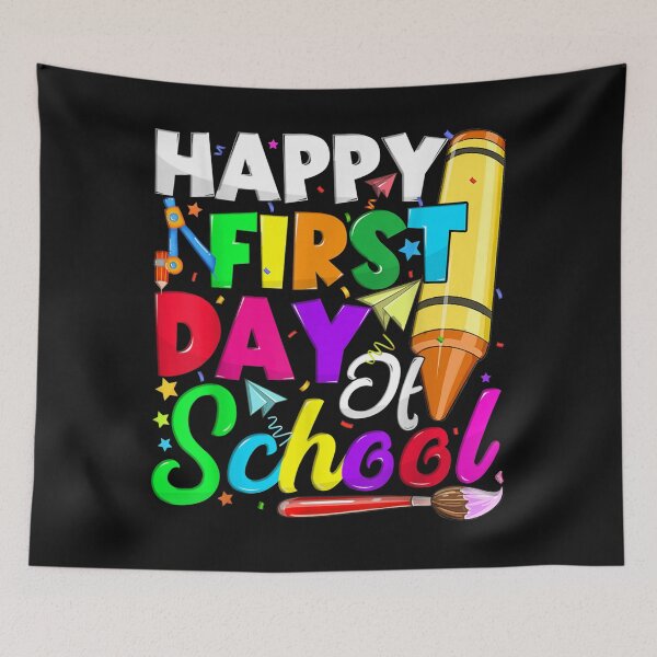 Item preview, Happy First Day of School For Teacher Back to School Boys Girls  designed and sold by anes18.